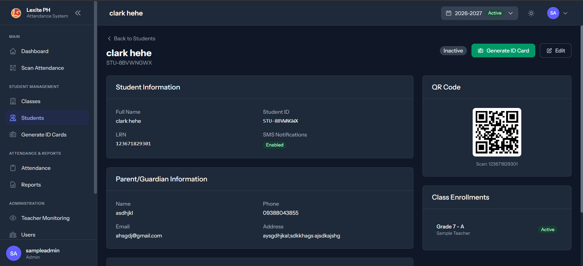 QR Attendance System - Image 3